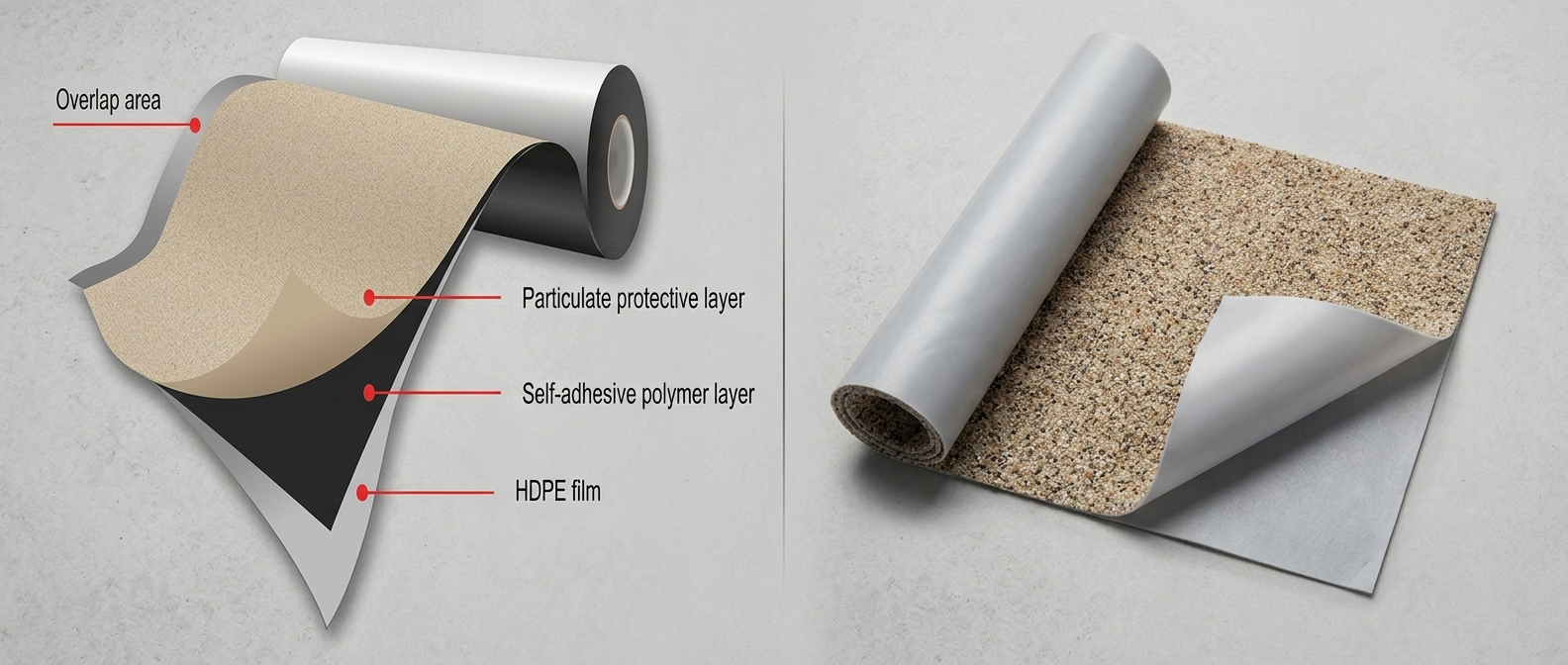 HDPE SAND COATED MEMBRANE