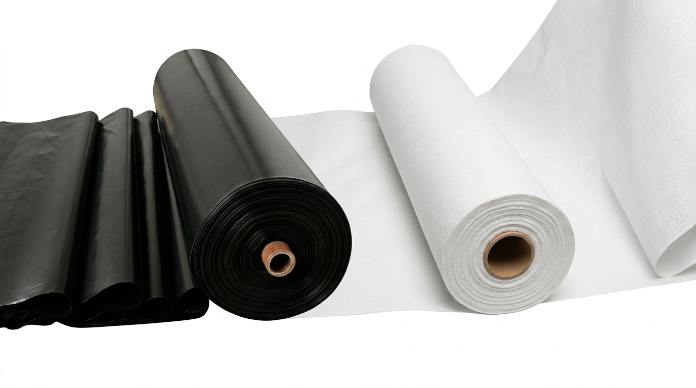 HDPE & LDPE FOR POND / CANAL / LINING & ROAD CONSTRUCTION SEPARATION MEMBRANES